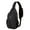 Black, variant on Chest Bag Travel Backpack for Men and Women, Lightweight Single Strap Backpack, Hiking Cycling,7x3.5x15 inchch