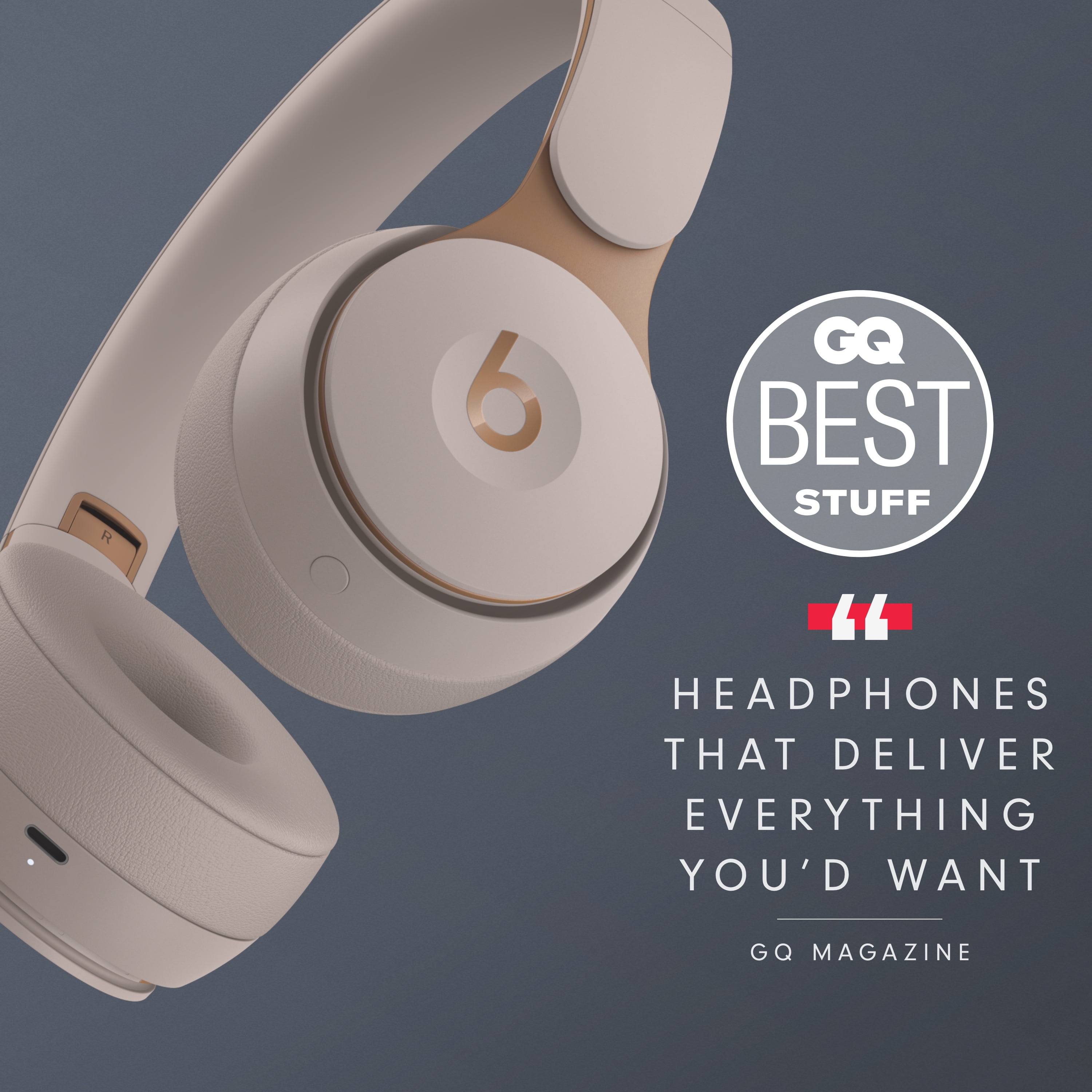 Beats Solo Pro Wireless Noise Cancelling On-Ear Headphones with Apple H1  Headphone Chip - Grey
