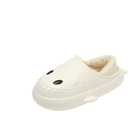 

Women s Fuzzy Shark Slippers Indoor and Outdoor Cute Cartoon Fluffy Cozy House Shoes Loafers