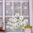 thumbnail image 3 of 2set Daisy Glass decal, watercolor flowers Window Clings, Wildflowers Window Stickers Double Sided Static Anti-Collision Glass Floral Windows Decals Decor for Garden Classroom Doors Room, 3 of 6