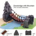 thumbnail image 5 of Blocks Drawbridge Set, Mountain Jungle Forest Construction Building Bricks, DIY Small Blocks Accessories Build Model Kit 6083 6082 63141, 5 of 5