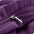 thumbnail image 7 of Bare Home Microfiber Duvet Cover & Sham Set, King, Plum, 3-Pieces, 7 of 7