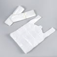 thumbnail image 2 of EeaseMX Bolsas de plástico blancas de grado alimenticio con asa para supermercados, 100 unidades (20 x 30), 2 of 7