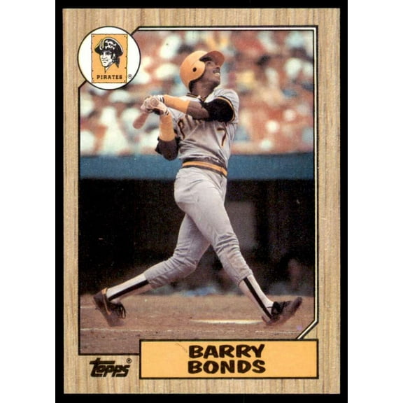 Barry Bonds Rookie Card 1987 Topps #320