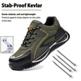 thumbnail image 4 of AUXDIQ Safety Trainers Men Women Steel Toe Cap Trainers Lightweight Work Shoes Comfy Industrial Sneakers Construction Work Boots, 4 of 5