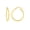 Yellow Gold, variant on 14K Yellow Gold Women's 2x25mm Round Tube Polished Hoop Earrings