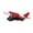 Red, variant on 360° Rotating Airplane Toy with Flashing Lights - Realistic Kids Airplane Model, ABS , Gift for Boys & Girls Ages 4+ (Red/White)