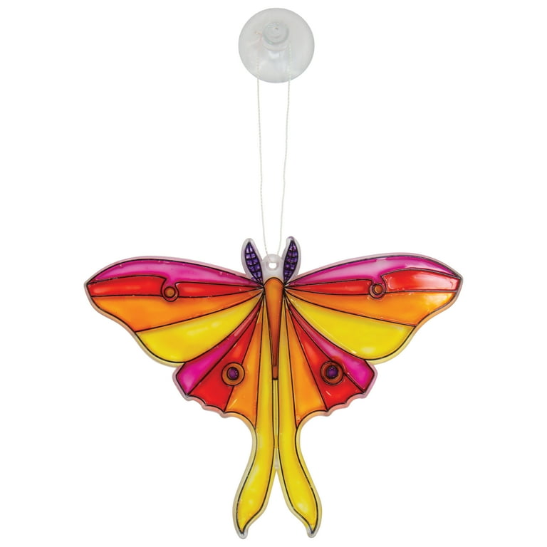 Smarts & Crafts Insect Window Art Kit, 30 Pieces, Multi-color, for