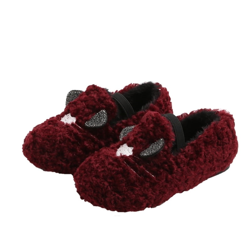 red velvet baby shoes