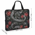 thumbnail image 2 of AWERP Dragon, Roses, Gothic Laptop Bag Diving Fabric Tablet Cover Neoprene Handle Bag 13inch, 2 of 5