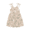 Beige Floral, variant on Oudiya Toddler Summer Dress Sleeveless Bowknot Little Girls Casual Sundress Beach Party Dresses with Pocket for Kids 3-8Y