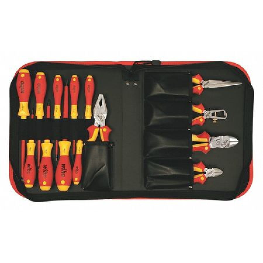 WIHA TOOLS 32895 Insulated Tool Set,14 Pieces,1000VAC Max