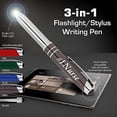 thumbnail image 2 of Gift for Nurses, Great Gift for the RN,Nurse Practitioner, Students, and Grads, Engraved"#1 Nurse" - 3-In-1 Metal Ballpoint Pen,Tablet and Phone Stylus, And LED Flashlight - Red, 2 of 4