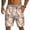 Earthy Yellow, variant on Men's Shorts Casual Summer Loose Fit Bermuda Shorts Elastic Waist Drawstring Pants with Pockets