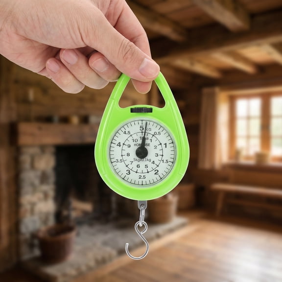 OUNONA Travel Luggage Weight Scale Mechanical Spring Type with Compact Design and Stylish Color Options for Easy Weighing
