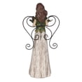 thumbnail image 5 of Alpine Corporation 12"H Floral Woodland Angel Holding Leaf Garden Statue, 5 of 5
