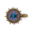 thumbnail image 1 of Épingle à Cheveux Motif Bleu Foncé Officiel Ancien de Chine, Pince en Métal Rétro, 1 of 3