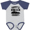 thumbnail image 3 of Inktastic Pappy's Lil' Racing Buddy with Car Silhouette Boys or Girls Baby Bodysuit, 3 of 5