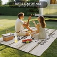thumbnail image 4 of Sunflowers Outdoor Rug for Patio/Deck/Porch, Non-Slip Large Area Rug 5 x 8 Ft, Modern Bee You Are My Sunshine Wooden Grain Indoor Outdoor Rugs Washable Area Rugs, Reversible Camping Rug Carpet Runner, 4 of 8