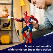 LEGO Marvel Spider-Man Hero Figure - Super Hero Building Toy for Boys & Girls, Ages 12+ Posable Kids Bedroom, Bookshelf or Desk Decor - Gift for Birthdays - 76346