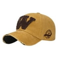 thumbnail image 2 of Mens Hats Unisex Baseball Summer Protection Casual Outdoor Sports Visor Sun Adjustable Distressed Letter Embroidered Caps for Men, 2 of 3