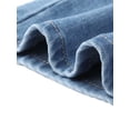 thumbnail image 7 of DARING DIVA Women's Back Slit Pockets Knee Length Stretch Jean Skirts X-Small Blue, 7 of 7