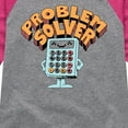thumbnail image 3 of Instant Message - Problem Solver - Toddler & Youth Girls Raglan Graphic T-Shirt, 3 of 5