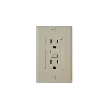 Valterra Products  Gfi Receptacle with LED Indicator Light, Ivory