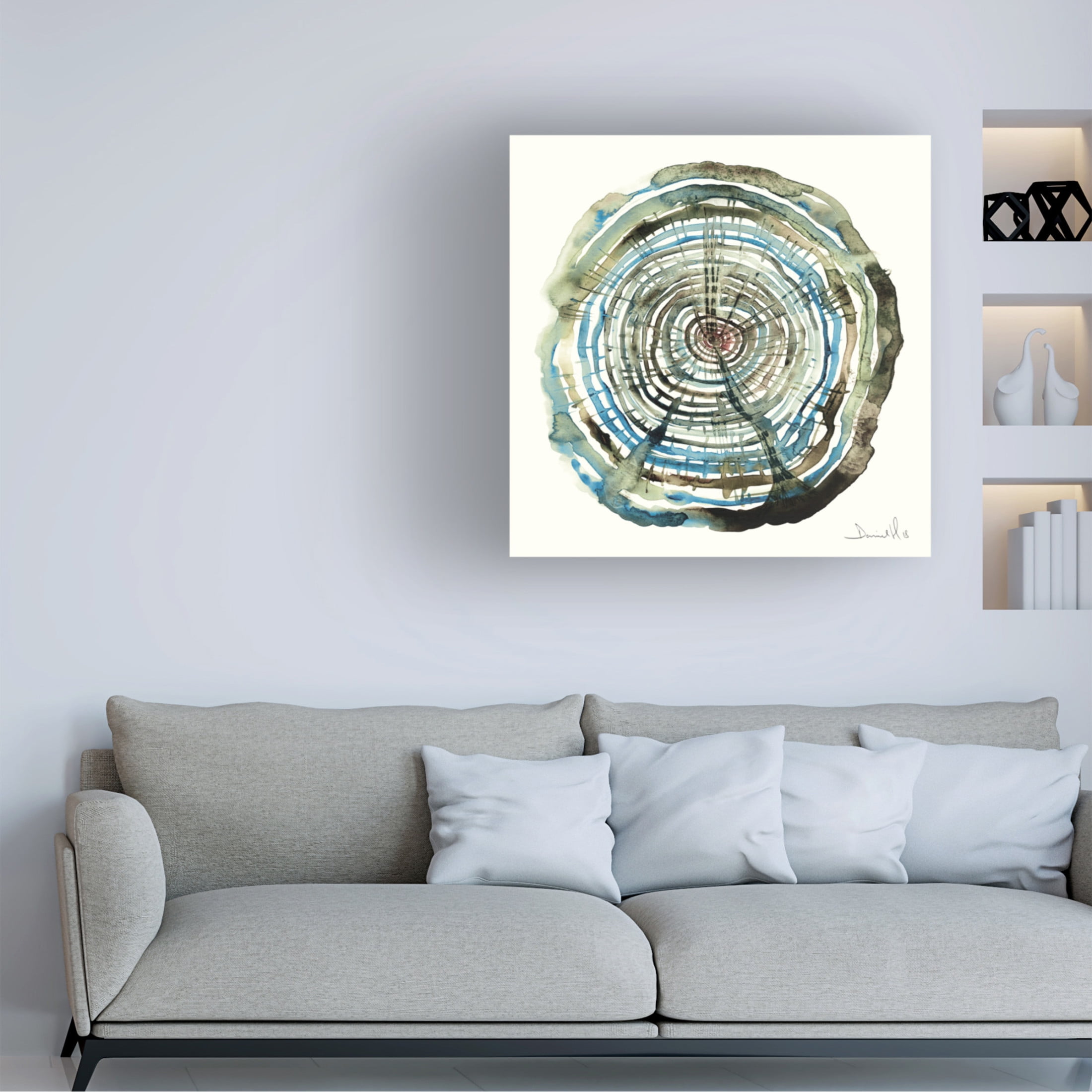 Trademark Fine Art Dan Hobday  Water Oak Canvas Wall Art