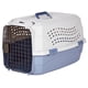 thumbnail image 2 of Transportadora de 2 puertas de carga superior para perros, gatos y mascotas, gris y azul, 58 cm de largo x 38 cm de ancho x 33 cm de alto, 2 of 5