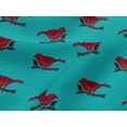 thumbnail image 4 of oneOone Viscose Jersey Fabric Branch & Bird Block Print Fabric By The Yard 60 Inch Wide, 4 of 4