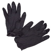 Grafix Edge Vinyl Gloves, 10/Pkg., Black