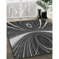 thumbnail image 2 of Ahgly Company Indoor Square Patterned Charcoal Black Area Rugs, 7' Square, 2 of 6