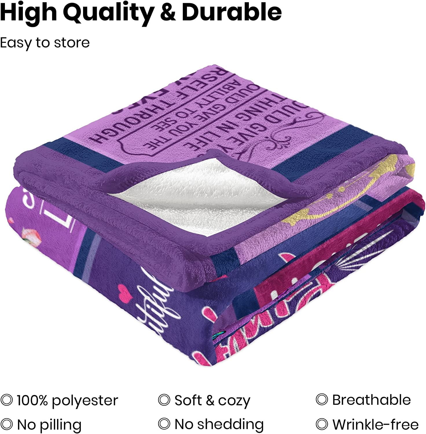 Gifts for Girlfriend from Boyfriend, Girlfriend Gifts Blanket 60"x50", Girlfriend Birthday Gifts, Best Girlfriend Gifts Ideas for Valentine''s Day Thanksgiving Christmas, to Girlfriend Throw Blankets
