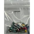 thumbnail image 3 of Tornillos con cabeza de lacrosse Lockoff, multicolor, paquete de 16, 3 of 3