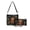 Black-Christmas Highland Cow, variant on DISNIMO Christmas Corgi Dog Print Bucket Tote Bag with Wallet for Women Pu Leather Shoulder Purse, Lightweight & Large Capacity, with Zippered Closure, with Inner Pockets, 2 Pcs Set for Christmas