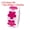 Bright Pink, variant on Uxcell 1 Roll Bright Blue Daisy Stickers 1 inch Cute Flower Shaped Sticker Labels
