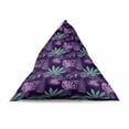 thumbnail image 4 of Tropical Lounger Chair Bag, Exotic Jungle Leaves Monstera Fan Palm Banana Island Coconut Tree Pattern, High Capacity Storage with Handle Container, Lounger Size, Purple and Seafoam, by Ambesonne, 4 of 5