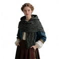 thumbnail image 2 of Ensemble Courtois Cape et Châle pour Superposition Bohème pour Performance Quotidienne et en Direct, 2 of 3