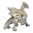 thumbnail image 4 of Sculpture Mécanique Steampunk Dragon Statue Décorative en Résine pour Chambres Bureaux Étagères, 4 of 22