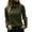 F177-Army Green, variant on FYDUU Womens 2025 Fall Sweaters Womens' Turtleneck Long Sleeve Knit Sweaters Solid Color Slim Fit Casual Pullover Sweater Tops Warm Polo Sweaters