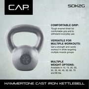 CAP Barbell Cast Iron Kettlebell, Single, 20-Pounds