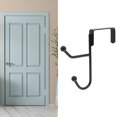 thumbnail image 3 of S Colgador de abrigos de Metal resistente, ganchos para puerta, organizador de baño duradero, 2 uds., 3 of 5