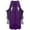 Purple, variant on Women's Halloween Vintage Dress, Square Neck Lace Trim Bell Sleeve Irregular Hem Gothic Dress Orange XXL