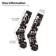 thumbnail image 2 of Fotbe Skeleton Calcetas Divertidas Estampadas para Hombre y Mujer, Calcetas de Algodón hasta la Rodilla para Caminar, Correr, Enfermería y Embarazo, 2 of 6