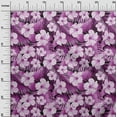 thumbnail image 3 of oneOone Rayon Purple Fabric Tropical Floral Dress Material Fabric Print Fabric By The Yard 56 Inch Wide, 3 of 4