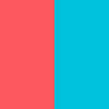 Bright Blue/Red