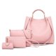thumbnail image 1 of LHSHID 4 pcs/set Shoulder Bags Bucket Totes Handbags Crossbody Bags for women Polyester Single Fashion Solid Soft Versatile women bag, 1 of 6