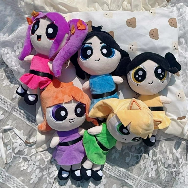 28cm Newjeans The Powerpuff Girls Plush Doll Stuffed Toys Bunnies Gift