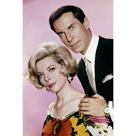 Barbara Bain and Martin Landau in Mission: Impossible 24x36 Poster